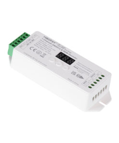 GloboStar® 71424 D1-CX Mi-BOXER DC DMX & RDM Dimmer High Speed Controller / Decoder 1 Καναλιού DC 12-24V 1 x 20A 480W – Max 20A 480W – IP20 Μ13 x Π5 x Υ2.5cm – 5 Years Warranty