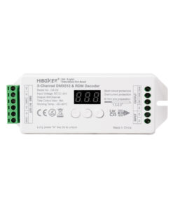 GloboStar® 71425 D3-CX Mi-BOXER DC DMX & RDM Dimmer High Speed Controller / Decoder 3 Καναλιών DC 12-24V 3 x 6A 144W – Max 18A 432W – IP20 Μ13 x Π5 x Υ2.5cm – 5 Years Warranty