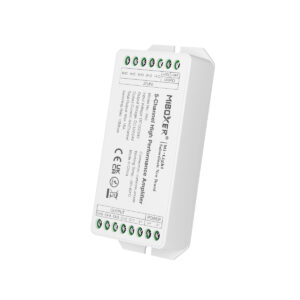 GloboStar® 71429 PA5 Mi-BOXER DC Power & Signal High Speed Amplifier Ενισχυτής Ισχύος & Σήματος Υψηλών Ταχυτήτων 5 Καναλιών DC 12-24V 5 x 6A 144W – Max 15A 360W – IP20 RGBW+WW Μ11.4 x Π4.9 x Υ2.8cm – 5 Years Warranty
