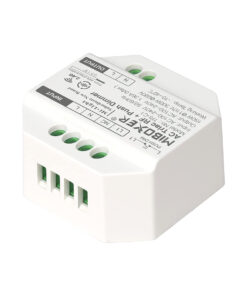 GloboStar® 71432 TRI-C1 Mi-BOXER AC Triac & RF 2.4Ghz & Push Dimmer 1 Καναλιού AC 100-240V 1 x 1.36A 300W – Max 1.36A 300W – IP20 Μ5 x Π5 x Υ2.3cm – 5 Years Warranty