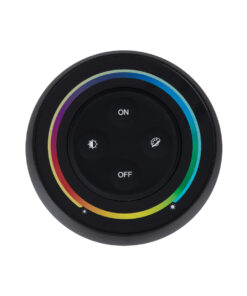 GloboStar® 71434 S2-B Mi-Light Ασύρματο Χειριστήριο Αφής RF 2.4Ghz για όλα τα RGBW+WW Mi-BOXER Controller DC 3V 2 x AAA – IP20 Μαύρο Φ7 x Υ2.5cm – 5 Years Warranty