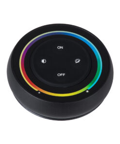GloboStar® 71434 S2-B Mi-Light Ασύρματο Χειριστήριο Αφής RF 2.4Ghz για όλα τα RGBW+WW Mi-BOXER Controller DC 3V 2 x AAA – IP20 Μαύρο Φ7 x Υ2.5cm – 5 Years Warranty