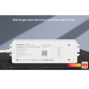 GloboStar® 71437 WL1-P75V24 Mi-BOXER DC Smart Wifi & RF 2.4Ghz & Push Dimming Power Supply Τροφοδοτικό SELV & Controller / Dimmer All in One AC100-240V σε DC 24V 1 x 3A 75W – Max 3A 75W – IP20 Μ19 x Π5.5 x Υ3.2cm – 5 Years Warranty