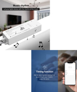 GloboStar® 71437 WL1-P75V24 Mi-BOXER DC Smart Wifi & RF 2.4Ghz & Push Dimming Power Supply Τροφοδοτικό SELV & Controller / Dimmer All in One AC100-240V σε DC 24V 1 x 3A 75W – Max 3A 75W – IP20 Μ19 x Π5.5 x Υ3.2cm – 5 Years Warranty