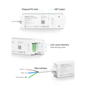 GloboStar® 71439 WL3-P75V24 Mi-BOXER DC Smart Wifi & RF 2.4Ghz & Push Dimming Power Supply Τροφοδοτικό SELV & Controller / Dimmer All in One 3 Καναλιών AC100-240V σε DC 24V 3 x 0.6A 14.4W – Max 3A 75W – IP20 RGB Μ19 x Π5.5 x Υ3.2cm – 5 Years Warranty