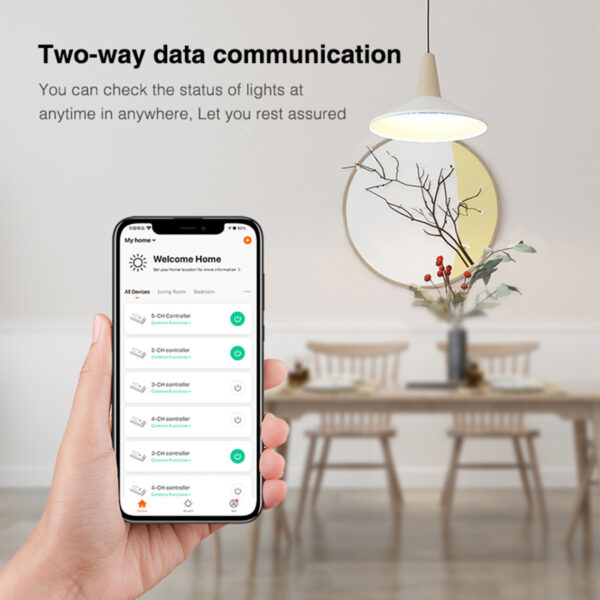 GloboStar® 71439 WL3-P75V24 Mi-BOXER DC Smart Wifi & RF 2.4Ghz & Push Dimming Power Supply Τροφοδοτικό SELV & Controller / Dimmer All in One 3 Καναλιών AC100-240V σε DC 24V 3 x 0.6A 14.4W – Max 3A 75W – IP20 RGB Μ19 x Π5.5 x Υ3.2cm – 5 Years Warranty