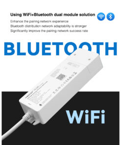 GloboStar® 71439 WL3-P75V24 Mi-BOXER DC Smart Wifi & RF 2.4Ghz & Push Dimming Power Supply Τροφοδοτικό SELV & Controller / Dimmer All in One 3 Καναλιών AC100-240V σε DC 24V 3 x 0.6A 14.4W – Max 3A 75W – IP20 RGB Μ19 x Π5.5 x Υ3.2cm – 5 Years Warranty