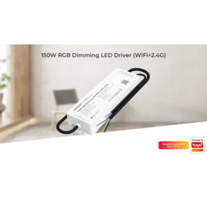 GloboStar® 71440 WP5-P150V24 Mi-BOXER DC Smart Wifi & RF 2.4Ghz & Push Dimming Power Supply Τροφοδοτικό SELV & Controller / Dimmer All in One 5 Καναλιών AC100-240V σε DC 24V 5 x 1.25A 30W – Max 6.25A 150W – Αδιάβροχο IP67 RGBW+WW Μ22.5 x Π7.3 x Υ3.5cm – 5