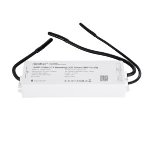 GloboStar® 71440 WP5-P150V24 Mi-BOXER DC Smart Wifi & RF 2.4Ghz & Push Dimming Power Supply Τροφοδοτικό SELV & Controller / Dimmer All in One 5 Καναλιών AC100-240V σε DC 24V 5 x 1.25A 30W – Max 6.25A 150W – Αδιάβροχο IP67 RGBW+WW Μ22.5 x Π7.3 x Υ3.5cm – 5