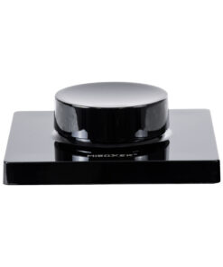 GloboStar® 71444 K1-B Mi-BOXER Ασύρματο Επιτοίχιο Χειριστήριο Dimmer RF 2.4Ghz για όλα τα Μονόχρωμα Mi-BOXER Controller DC 3V 1 x CR2032 – IP20 Μαύρο Μ8.5 x Π8.5 x Υ2.5cm – 5 Years Warranty