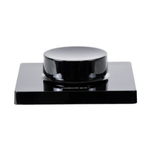 GloboStar® 71444 K1-B Mi-BOXER Ασύρματο Επιτοίχιο Χειριστήριο Dimmer RF 2.4Ghz για όλα τα Μονόχρωμα Mi-BOXER Controller DC 3V 1 x CR2032 – IP20 Μαύρο Μ8.5 x Π8.5 x Υ2.5cm – 5 Years Warranty