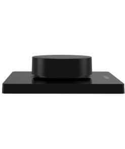 GloboStar® 71444 K1-B Mi-BOXER Ασύρματο Επιτοίχιο Χειριστήριο Dimmer RF 2.4Ghz για όλα τα Μονόχρωμα Mi-BOXER Controller DC 3V 1 x CR2032 – IP20 Μαύρο Μ8.5 x Π8.5 x Υ2.5cm – 5 Years Warranty