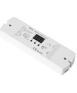 GloboStar® 71446 D1-L SKYDANCE DC DMX & RDM Dimmer High Speed Controller / Decoder 1 Καναλιού DC 12-24V 1 x 15.5A 360W – Max 15.5A 360W – IP20 Μ17 x Π5 x Υ2.5cm – 5 Years Warranty