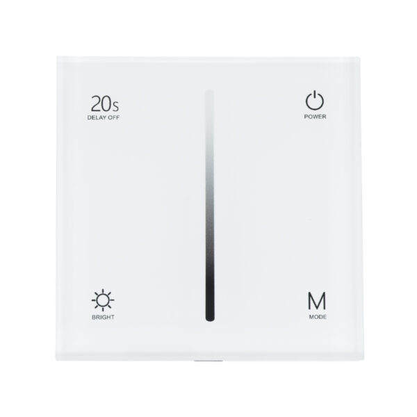 GloboStar® 71452 S1-T SKYDANCE AC Smart RF 2.4Ghz & Αφής – Touch Triac Dimming AC100-240V σε AC100-240V 1 x 1.5A 360W – Max 1.5A 360W – IP20 – Λευκό Σώμα – Μ8.5 x Π8.5 x Υ3.2cm – 5 Years Warranty