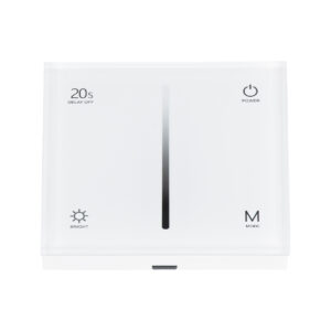 GloboStar® 71452 S1-T SKYDANCE AC Smart RF 2.4Ghz & Αφής – Touch Triac Dimming AC100-240V σε AC100-240V 1 x 1.5A 360W – Max 1.5A 360W – IP20 – Λευκό Σώμα – Μ8.5 x Π8.5 x Υ3.2cm – 5 Years Warranty