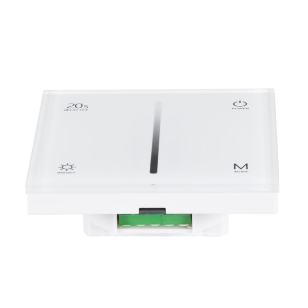 GloboStar® 71452 S1-T SKYDANCE AC Smart RF 2.4Ghz & Αφής – Touch Triac Dimming AC100-240V σε AC100-240V 1 x 1.5A 360W – Max 1.5A 360W – IP20 – Λευκό Σώμα – Μ8.5 x Π8.5 x Υ3.2cm – 5 Years Warranty