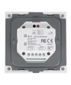 GloboStar® 71452 S1-T SKYDANCE AC Smart RF 2.4Ghz & Αφής – Touch Triac Dimming AC100-240V σε AC100-240V 1 x 1.5A 360W – Max 1.5A 360W – IP20 – Λευκό Σώμα – Μ8.5 x Π8.5 x Υ3.2cm – 5 Years Warranty