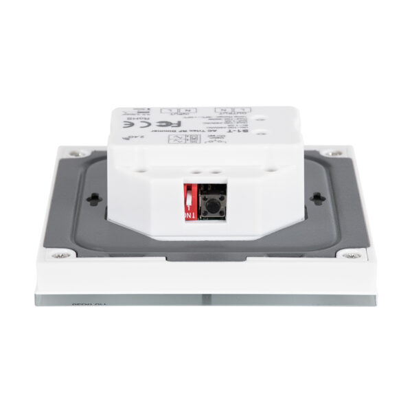 GloboStar® 71452 S1-T SKYDANCE AC Smart RF 2.4Ghz & Αφής – Touch Triac Dimming AC100-240V σε AC100-240V 1 x 1.5A 360W – Max 1.5A 360W – IP20 – Λευκό Σώμα – Μ8.5 x Π8.5 x Υ3.2cm – 5 Years Warranty