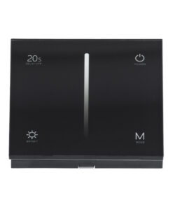 GloboStar® 71453 S1-T SKYDANCE AC Smart RF 2.4Ghz & Αφής – Touch Triac Dimming AC100-240V σε AC100-240V 1 x 1.5A 360W – Max 1.5A 360W – IP20 – Μαύρο Σώμα – Μ8.5 x Π8.5 x Υ3.2cm – 5 Years Warranty