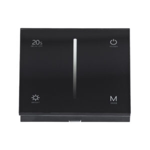GloboStar® 71453 S1-T SKYDANCE AC Smart RF 2.4Ghz & Αφής – Touch Triac Dimming AC100-240V σε AC100-240V 1 x 1.5A 360W – Max 1.5A 360W – IP20 – Μαύρο Σώμα – Μ8.5 x Π8.5 x Υ3.2cm – 5 Years Warranty