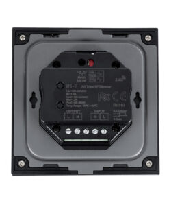 GloboStar® 71453 S1-T SKYDANCE AC Smart RF 2.4Ghz & Αφής – Touch Triac Dimming AC100-240V σε AC100-240V 1 x 1.5A 360W – Max 1.5A 360W – IP20 – Μαύρο Σώμα – Μ8.5 x Π8.5 x Υ3.2cm – 5 Years Warranty