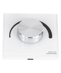 GloboStar® 71454 S1-K SKYDANCE AC Smart RF 2.4Ghz & Ροοστάτη – Push ON/OFF Triac Dimming AC100-240V σε AC100-240V 1 x 1.5A 360W – Max 1.5A 360W – IP20 – Λευκό Σώμα – Μ8.5 x Π8.5 x Υ5cm – 5 Years Warranty