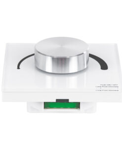 GloboStar® 71454 S1-K SKYDANCE AC Smart RF 2.4Ghz & Ροοστάτη – Push ON/OFF Triac Dimming AC100-240V σε AC100-240V 1 x 1.5A 360W – Max 1.5A 360W – IP20 – Λευκό Σώμα – Μ8.5 x Π8.5 x Υ5cm – 5 Years Warranty