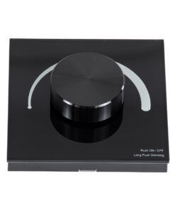 GloboStar® 71455 S1-K SKYDANCE AC Smart RF 2.4Ghz & Ροοστάτη – Push ON/OFF Triac Dimming AC100-240V σε AC100-240V 1 x 1.5A 360W – Max 1.5A 360W – IP20 – Μαύρο Σώμα – Μ8.5 x Π8.5 x Υ5cm – 5 Years Warranty