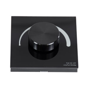 GloboStar® 71455 S1-K SKYDANCE AC Smart RF 2.4Ghz & Ροοστάτη – Push ON/OFF Triac Dimming AC100-240V σε AC100-240V 1 x 1.5A 360W – Max 1.5A 360W – IP20 – Μαύρο Σώμα – Μ8.5 x Π8.5 x Υ5cm – 5 Years Warranty