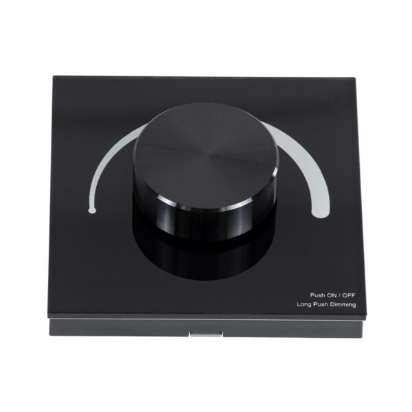 GloboStar® 71455 S1-K SKYDANCE AC Smart RF 2.4Ghz & Ροοστάτη – Push ON/OFF Triac Dimming AC100-240V σε AC100-240V 1 x 1.5A 360W – Max 1.5A 360W – IP20 – Μαύρο Σώμα – Μ8.5 x Π8.5 x Υ5cm – 5 Years Warranty