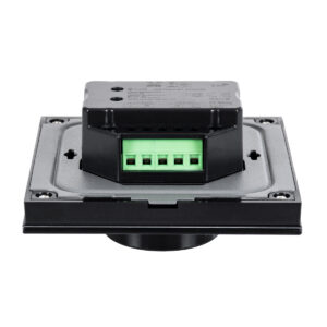 GloboStar® 71455 S1-K SKYDANCE AC Smart RF 2.4Ghz & Ροοστάτη – Push ON/OFF Triac Dimming AC100-240V σε AC100-240V 1 x 1.5A 360W – Max 1.5A 360W – IP20 – Μαύρο Σώμα – Μ8.5 x Π8.5 x Υ5cm – 5 Years Warranty