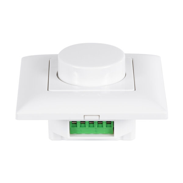 GloboStar® 71456 KS SKYDANCE AC Smart RF 2.4Ghz & Ροοστάτη Triac Dimming AC100-240V σε AC100-240V 1 x 1.5A 360W – Max 1.5A 360W – IP20 – Λευκό Σώμα – Μ8.5 x Π8.5 x Υ5.2cm – 5 Years Warranty