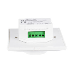 GloboStar® 71456 KS SKYDANCE AC Smart RF 2.4Ghz & Ροοστάτη Triac Dimming AC100-240V σε AC100-240V 1 x 1.5A 360W – Max 1.5A 360W – IP20 – Λευκό Σώμα – Μ8.5 x Π8.5 x Υ5.2cm – 5 Years Warranty