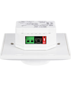 GloboStar® 71456 KS SKYDANCE AC Smart RF 2.4Ghz & Ροοστάτη Triac Dimming AC100-240V σε AC100-240V 1 x 1.5A 360W – Max 1.5A 360W – IP20 – Λευκό Σώμα – Μ8.5 x Π8.5 x Υ5.2cm – 5 Years Warranty
