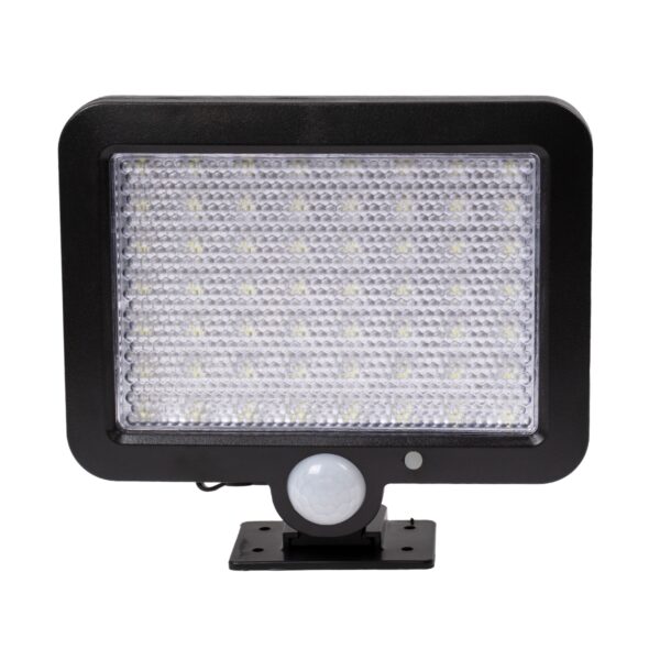 GloboStar® 71458 Αυτόνομος Ηλιακός Προβολέας LED SMD 20W 1200lm με Ενσωματωμένη Μπαταρία 2400mAh – Φωτοβολταϊκό Πάνελ με Αισθητήρα Ημέρας-Νύχτας – PIR Αισθητήρα Κίνησης Αδιάβροχο IP65 Ψυχρό Λευκό 6000K