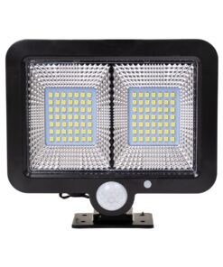GloboStar® 71459 Αυτόνομος Ηλιακός Προβολέας LED SMD 10W 260lm με Ενσωματωμένη Μπαταρία 1200mAh – Φωτοβολταϊκό Πάνελ με Αισθητήρα Ημέρας-Νύχτας – PIR Αισθητήρα Κίνησης Αδιάβροχο IP65 Ψυχρό Λευκό 6000K