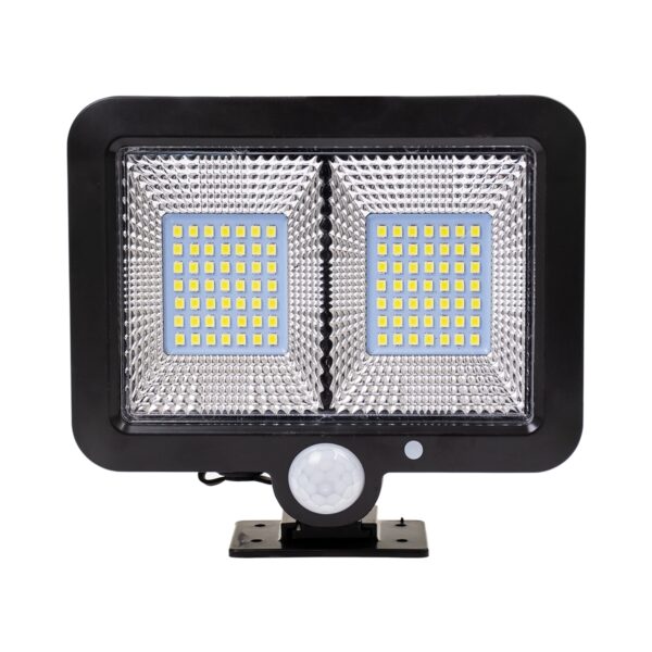 GloboStar® 71459 Αυτόνομος Ηλιακός Προβολέας LED SMD 10W 260lm με Ενσωματωμένη Μπαταρία 1200mAh – Φωτοβολταϊκό Πάνελ με Αισθητήρα Ημέρας-Νύχτας – PIR Αισθητήρα Κίνησης Αδιάβροχο IP65 Ψυχρό Λευκό 6000K