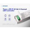 GloboStar® 71470 V5-L SKYDANCE DC WiFi & RF 2.4Ghz Dimmer High Speed Controller 5 Καναλιών DC 12-48V 5 x 6A 288W – Max 30A 1440W – IP20 Μ18 x Π5.7 x Υ2.8cm – 5 Years Warranty