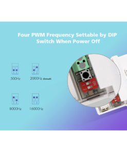 GloboStar® 71470 V5-L SKYDANCE DC WiFi & RF 2.4Ghz Dimmer High Speed Controller 5 Καναλιών DC 12-48V 5 x 6A 288W – Max 30A 1440W – IP20 Μ18 x Π5.7 x Υ2.8cm – 5 Years Warranty