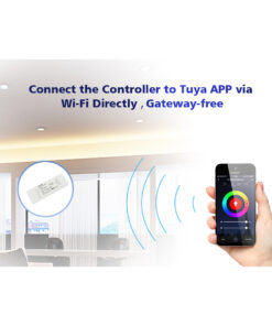 GloboStar® 71470 V5-L SKYDANCE DC WiFi & RF 2.4Ghz Dimmer High Speed Controller 5 Καναλιών DC 12-48V 5 x 6A 288W – Max 30A 1440W – IP20 Μ18 x Π5.7 x Υ2.8cm – 5 Years Warranty