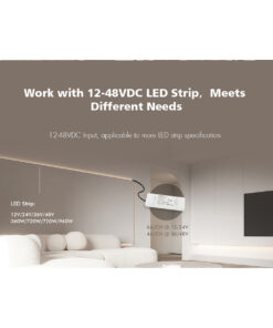 GloboStar® 71470 V5-L SKYDANCE DC WiFi & RF 2.4Ghz Dimmer High Speed Controller 5 Καναλιών DC 12-48V 5 x 6A 288W – Max 30A 1440W – IP20 Μ18 x Π5.7 x Υ2.8cm – 5 Years Warranty