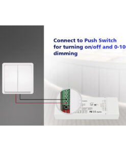 GloboStar® 71470 V5-L SKYDANCE DC WiFi & RF 2.4Ghz Dimmer High Speed Controller 5 Καναλιών DC 12-48V 5 x 6A 288W – Max 30A 1440W – IP20 Μ18 x Π5.7 x Υ2.8cm – 5 Years Warranty