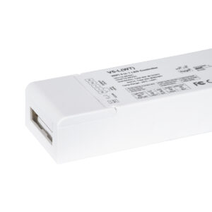 GloboStar® 71470 V5-L SKYDANCE DC WiFi & RF 2.4Ghz Dimmer High Speed Controller 5 Καναλιών DC 12-48V 5 x 6A 288W – Max 30A 1440W – IP20 Μ18 x Π5.7 x Υ2.8cm – 5 Years Warranty