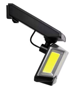 GloboStar® 71482 Αυτόνομος Ηλιακός Προβολέας LED COB 20W 1500lm με Ενσωματωμένη Μπαταρία 2400mAh – Φωτοβολταϊκό Πάνελ με Αισθητήρα Ημέρας-Νύχτας – PIR Αισθητήρα Κίνησης και Ασύρματο Χειριστήριο IR Αδιάβροχο IP65 Ψυχρό Λευκό 6000K