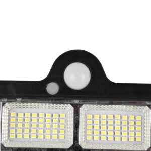 GloboStar® 71483 Αυτόνομος Ηλιακός Προβολέας LED SMD 20W 1500lm με Ενσωματωμένη Μπαταρία 2400mAh – Φωτοβολταϊκό Πάνελ με Αισθητήρα Ημέρας-Νύχτας – PIR Αισθητήρα Κίνησης και Ασύρματο Χειριστήριο IR Αδιάβροχο IP65 Ψυχρό Λευκό 6000K
