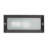 Faro Barcelona LISO Χωνευτό Φωτιστικό Τοίχου, IP44 Χωρίς Flash Box, Μαύρου Χρώματος- 71491