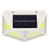 GloboStar® 71497 Αυτόνομο Ηλιακό Φωτιστικό LED COB 10W 1000lm με Ενσωματωμένη Μπαταρία 1200mAh – Φωτοβολταϊκό Πάνελ με Αισθητήρα Ημέρας-Νύχτας και PIR Αισθητήρα Κίνησης Αδιάβροχο IP65 Ψυχρό Λευκό 6000K