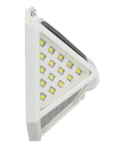 GloboStar® 71498 Αυτόνομο Ηλιακό Φωτιστικό LED SMD 10W 1000lm με Ενσωματωμένη Μπαταρία 1200mAh – Φωτοβολταϊκό Πάνελ με Αισθητήρα Ημέρας-Νύχτας και PIR Αισθητήρα Κίνησης Αδιάβροχο IP65 Ψυχρό Λευκό 6000K