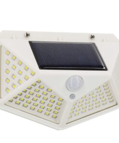 GloboStar® 71498 Αυτόνομο Ηλιακό Φωτιστικό LED SMD 10W 1000lm με Ενσωματωμένη Μπαταρία 1200mAh – Φωτοβολταϊκό Πάνελ με Αισθητήρα Ημέρας-Νύχτας και PIR Αισθητήρα Κίνησης Αδιάβροχο IP65 Ψυχρό Λευκό 6000K