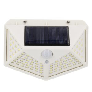 GloboStar® 71498 Αυτόνομο Ηλιακό Φωτιστικό LED SMD 10W 1000lm με Ενσωματωμένη Μπαταρία 1200mAh – Φωτοβολταϊκό Πάνελ με Αισθητήρα Ημέρας-Νύχτας και PIR Αισθητήρα Κίνησης Αδιάβροχο IP65 Ψυχρό Λευκό 6000K